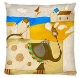 Coussin.Collection Le Monde de Babelos. Illustrations Etolessence