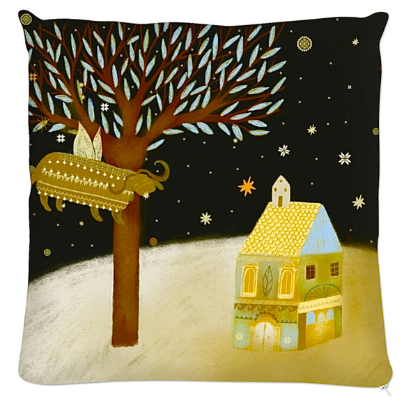 Coussin.Collection Les Petits Animaux Merveilleux. Illustrations Etolessence.