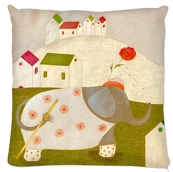 Coussin.Collection Le Monde de Babelos. Illustrations Etolessence