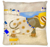 Coussin.Collection Le Monde de Babelos. Illustrations Etolessence