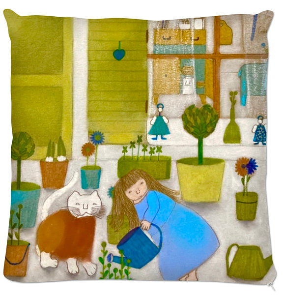 Coussin.Collection Madalune et Ninor. Illustrations Etolessence