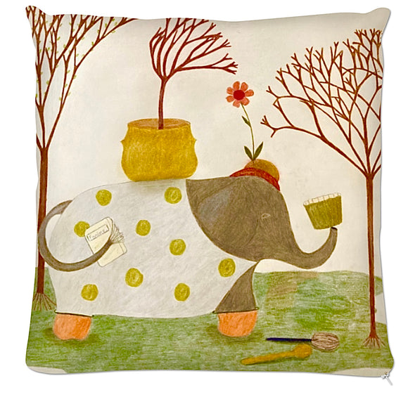 Coussin.Collection Le Monde de Babelos. Illustrations Etolessence