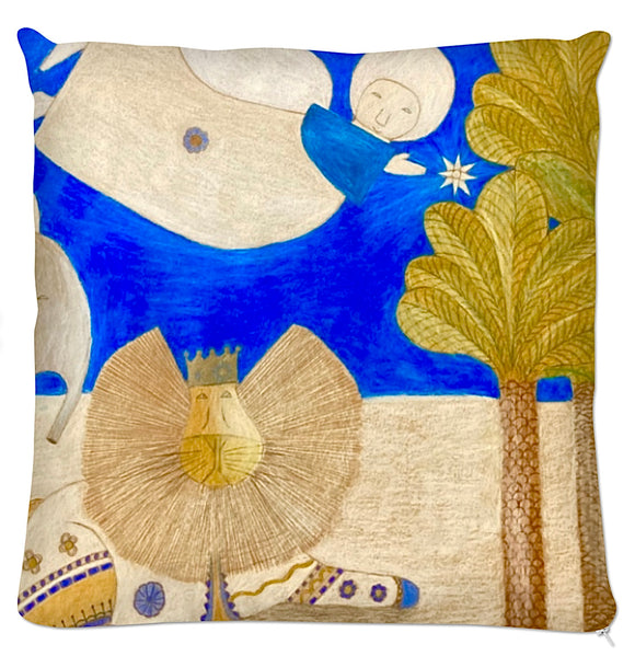 Coussin.Collection Les Petits Anges et les Petits Rois. Illustrations Etolessence.