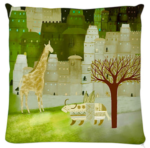 Coussin.Collection Les Petits Animaux Merveilleux. Illustrations Etolessence.