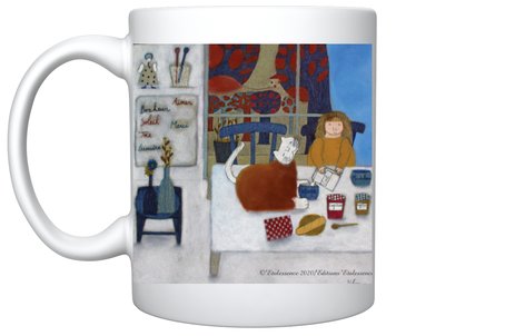 Mug reproduction d'oeuvres d'artiste. Madalune et Ninor