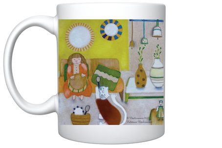 Mug reproduction oeuvres d'artiste. Madalune et Ninor