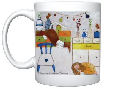 Mug reproduction d'art. Madalune et Ninor